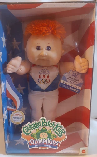 VTG Cabbage Patch Kids 1996 Olympikids Gymnastics Edison Edward NIB