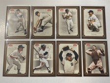Yankees LOT (8) dif 2004 Fleer Greats MATTINGLY Jackson RIZZUTO Ford (B-32)