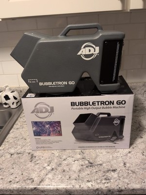 American DJ Bubbletron Go Bubble Machine and Remote Control - Works Perfectly!