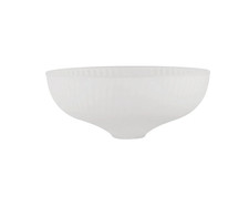 Aspen Creative Frosted Glass Bowl Shade 25020-64-1