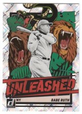 Babe Ruth 2021 Donruss Unleashed Diamond #3 Yankees