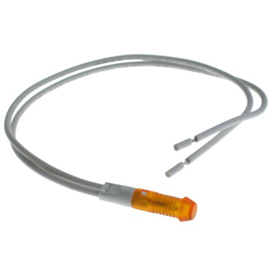 MAIDAID GELB BERNSTEIN NEON BLINKLEUCHTE AMIKA GESCHIRRSPÜLER GLÄSERSPÜLMASCHINE 6mm LOCH