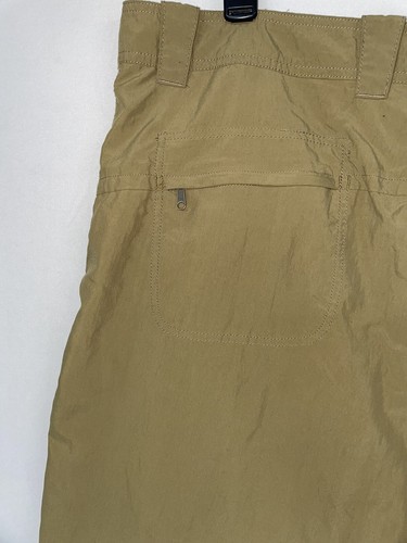 Pantalones Cortos Marmot Para Hombre 40 Caqui Senderismo Aire Libre Ligeros Nylon Bolsillo con Cremallera - Imagen 4 de 8