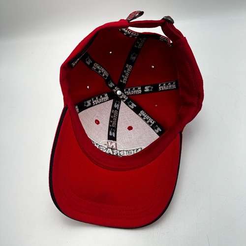Nebraska CornHuskers Hat Red Tuck Strap w/ Slide Cap Script Logo Sports - Picture 8 of 11