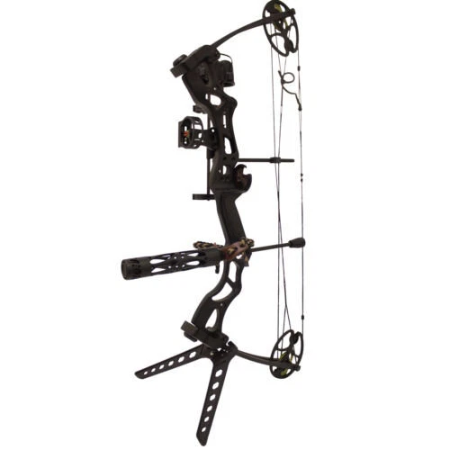 SAS Outrage 70 Lbs 31'' Compound Bow Travel Package with Arrows Hard Case Loaded - Image 4 of 4