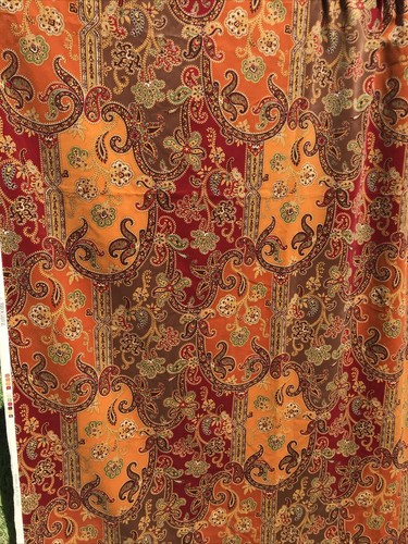 Vintage High End Brochier Cotton Velvet French Fabric 2.60 metres 147 cm wide - Picture 11 of 12