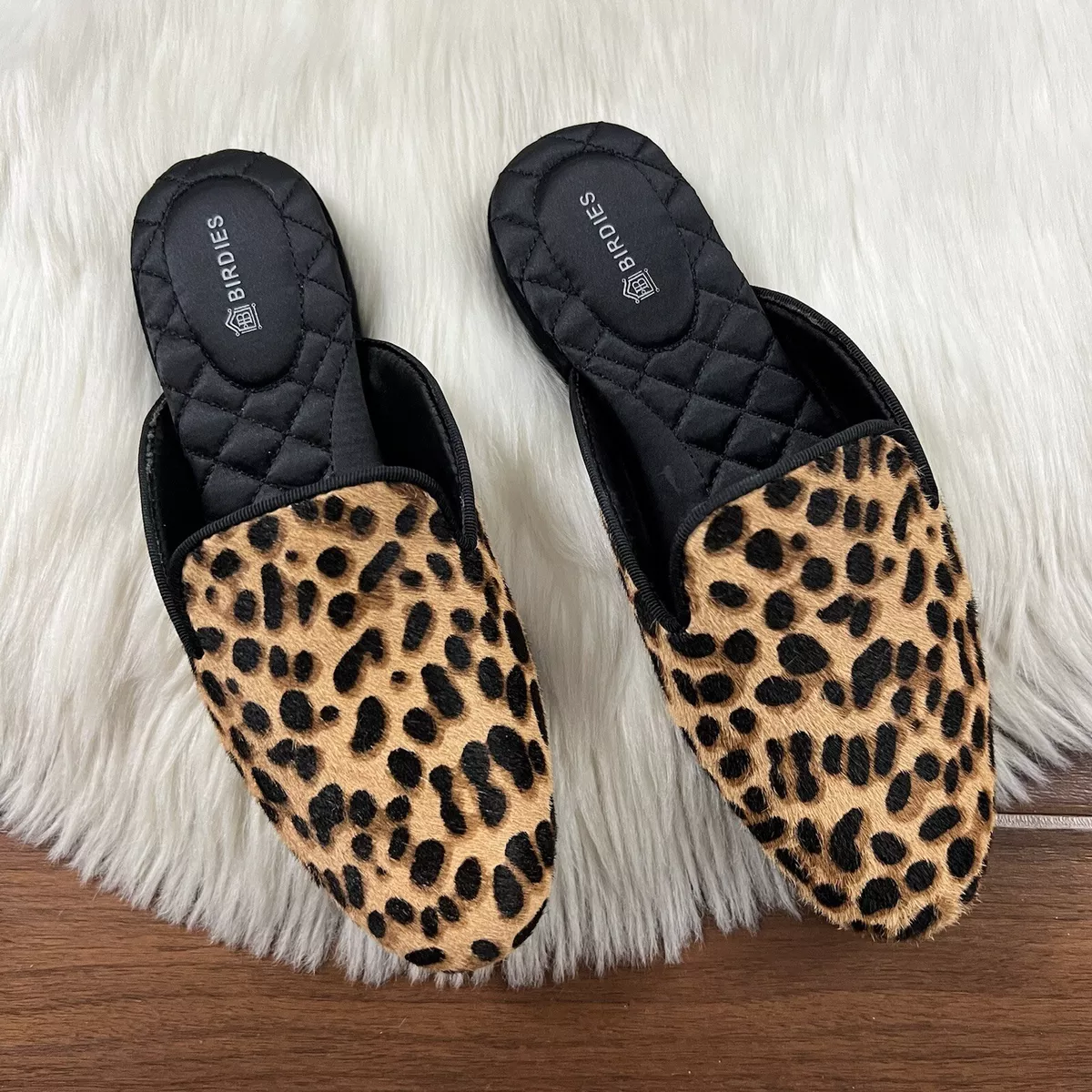 Birdies leopard on sale slippers