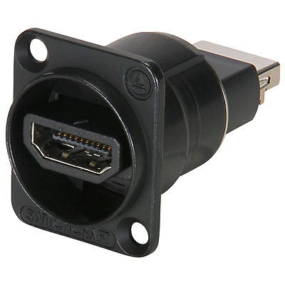 Switchcraft EHHDMI2B HDMI Feedthru EH Panel Mount Connector