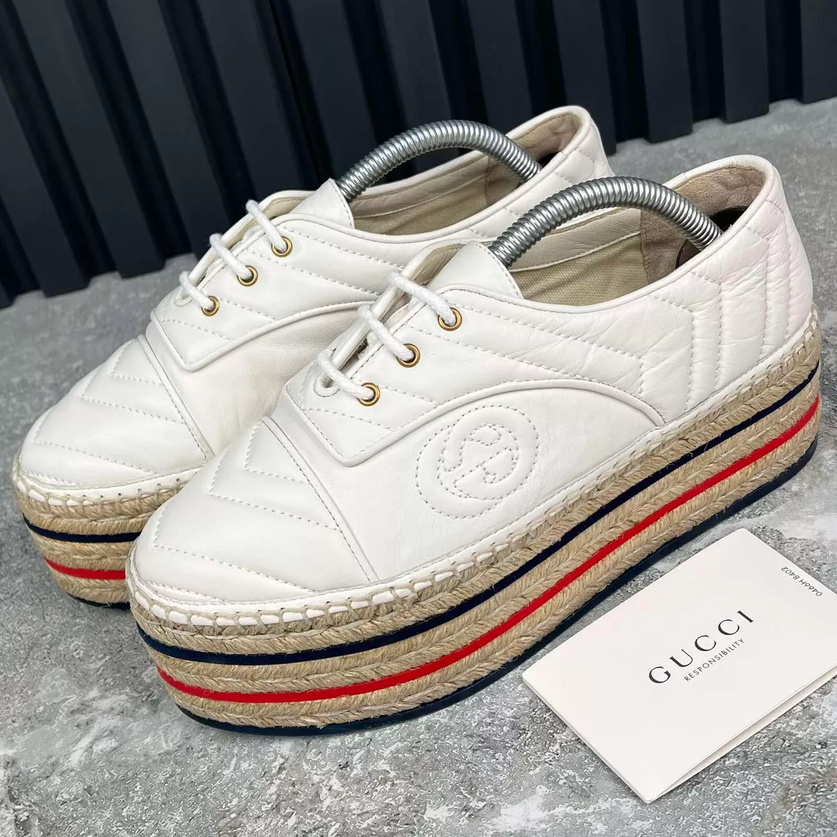 Gucci espadrilles used clearance