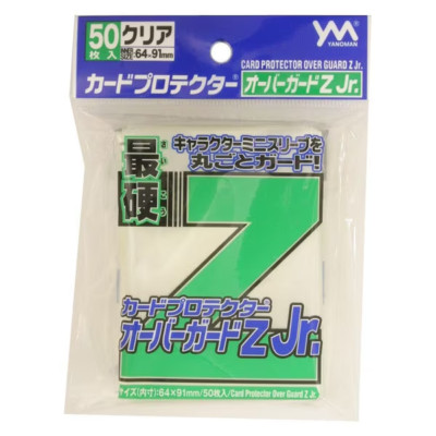 YANOMAN protector Sleeves Deck Over Guard Z Jr. Yugioh 50 Clear 64x91 Japan