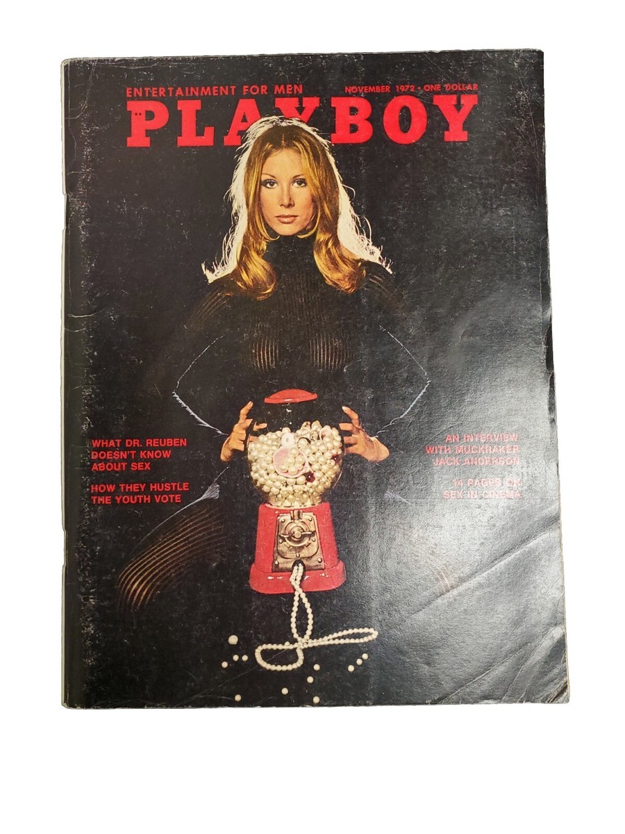 Playboy 1972 プレイボーイ vintage ドルガバ　レア Vintage Playboy Magazine November 1972 Centerfold Intact