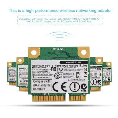 300 Mbit/s Wireless 24 GHz Bluetooth 40 Mini PCIe WiFi Karte 80211