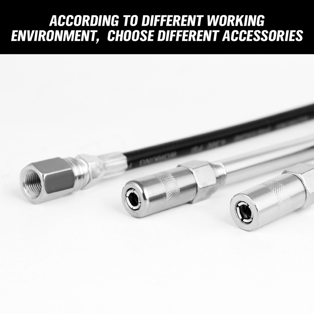 ABAC Pistola Ingrassatrice G-911, Pistola Con Tubo Lubrificante Rigido E Flessib - Foto 11