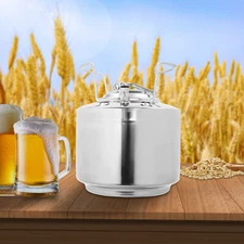 Stainless Steel 1.6 Gallon Mini Ball Lock Keg System For Small Batch HomeBrewing