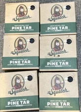 (6) Dr. Squatch men’s natural soap -  pine tar - heavy grit -  5oz