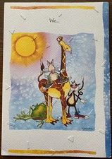 we wish you a happy birthday Blue Mountain Arts greeting card giraffe 
