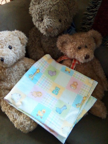 Zoo animal flannel material plus block baby flannel fabric two for one price - Picture 6 of 10