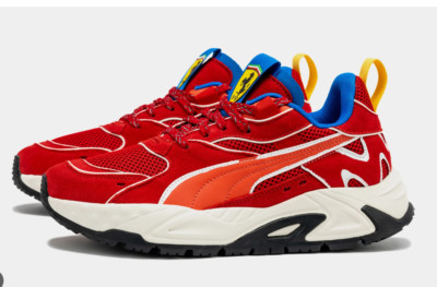 Puma Women's Ferrari RS Track Joshua Vides Red/White 307998-01 h