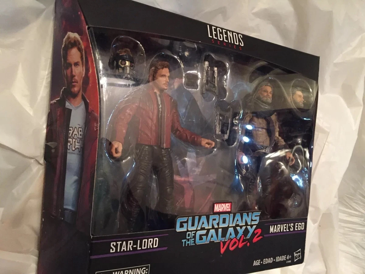  Marvel Legends Guardians of the Galaxy Vol. 2 Marvel's Ego &  Star-Lord 2-Pack : Toys & Games