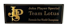 John Player Special Lotus Team Metal Sign