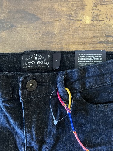 Lucky Brand Girls 8 Zoe Skinny Jeans Comfort Stretch Denim Dark Wash Low Rise - Picture 11 of 16
