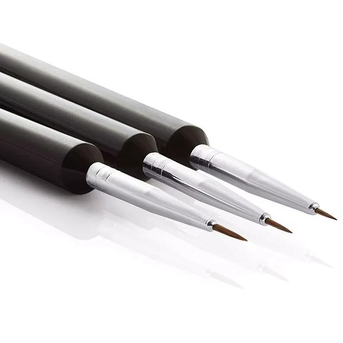 TRITART Pinsel für Acrylfarbe fein - 3 mal 3-er Pinselset zum Malen - Feine M... - Bild 4 von 6