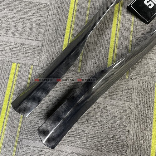 2PCS CARBON FIBER SIDESKIRTS SIDE SKIRT SIDE LIP FITS FERRARI F8 TRIBUTO SPIDER - Picture 22 of 22