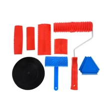 Wood Grain Tool Set 8 Piece Rubber For Wall Room Art Paint Decoration DIY Tool