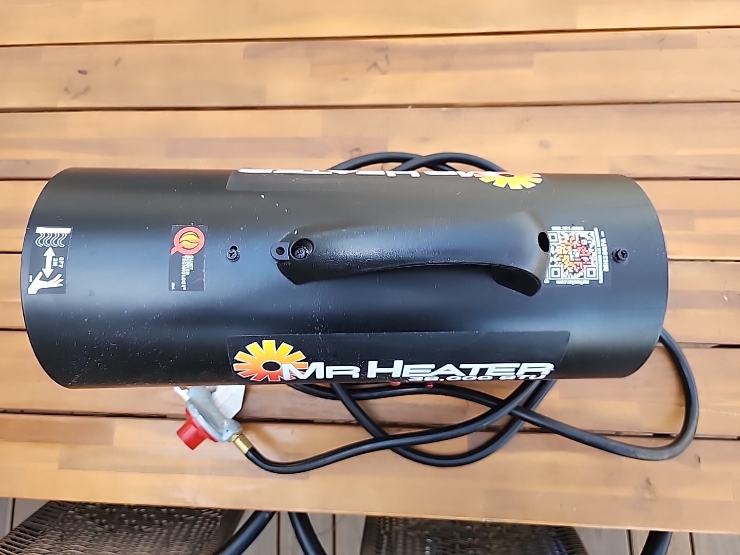 Mr Heater 38000 Btu Quiet Burner Technology Forced Air Propane Heater