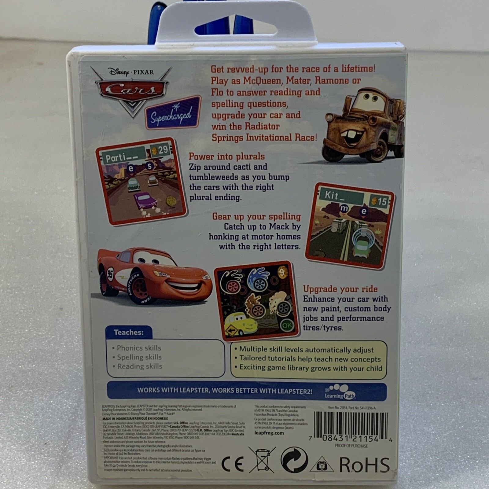 DisneyPixar Cars Supercharged (Leapster) 708431211544 eBay