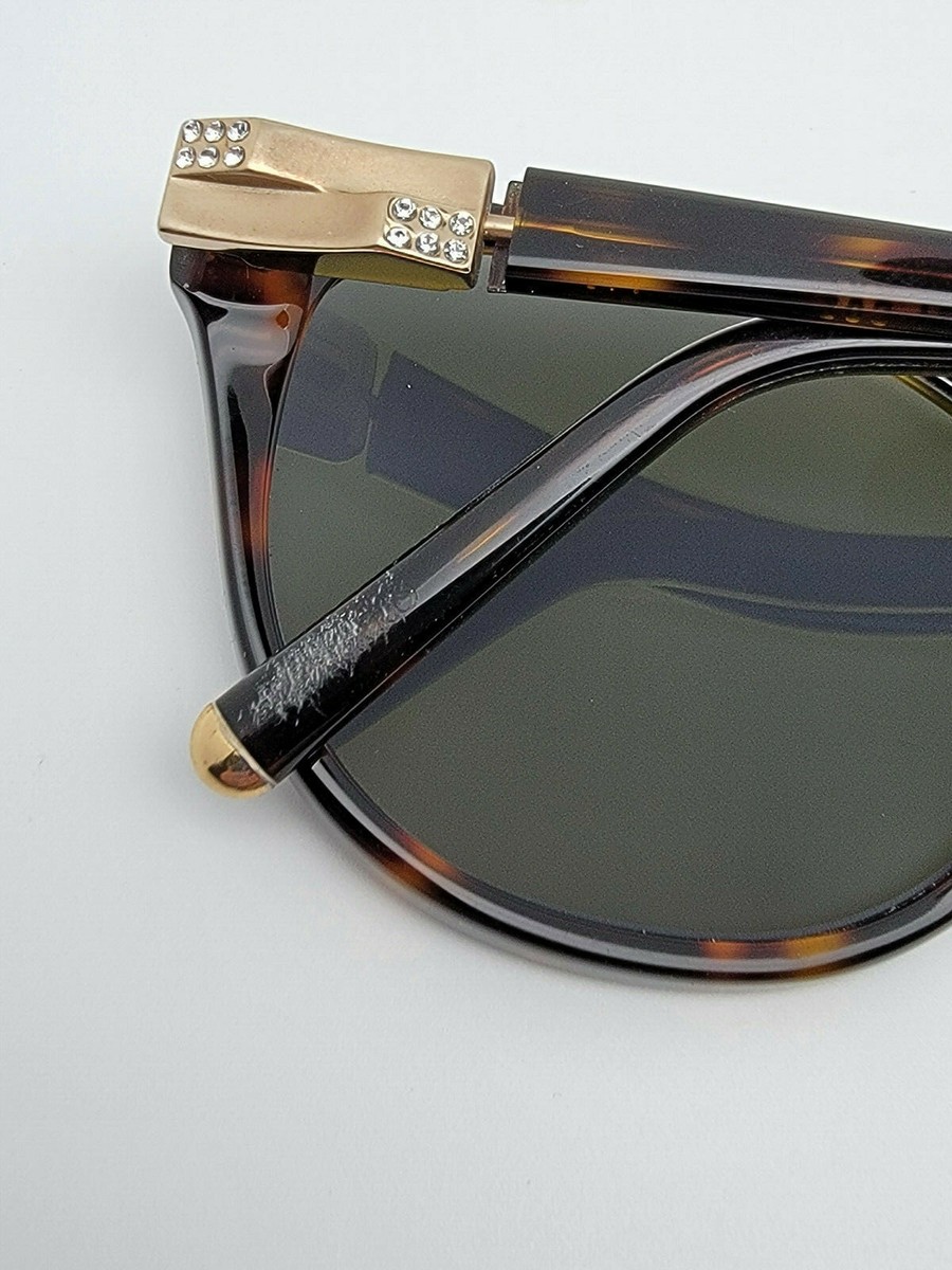 Loris Azzaro AZ35051 C02 Tortoise Gold Rhinestone Sunglasses  display picture 2