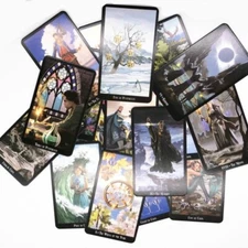 Witches Tarot Deck Game Oracle Card Divination Set 78 pcs Predict Props Party