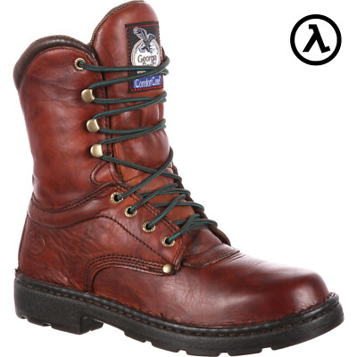 GEORGIA EAGLE LIGHT 8'' LACE-UP WORK BOOTS G8083 - ALL SIZES - NEW