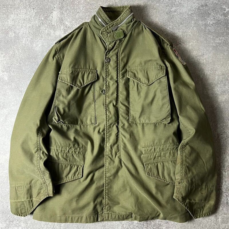 ジャケット・アウター 60s M-65 field jacket 2nd type VINTAGE 60s US ARMY M-65 Field Jacket 2nd Type Aluminum Zip
