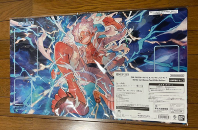 ニカ オフィシャル プレイマット BANDAI FEST 23 - 24 One Piece Card Official Playmat Nika Luffy Fest 23 - 24