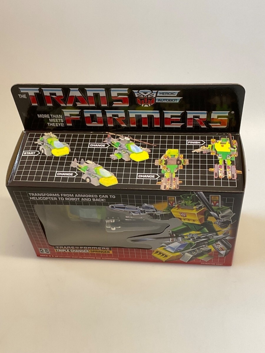 Transformers G1 Triple Changer Springer KO (NIB) | eBay UK