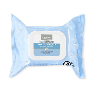 Alcohol-Free Makeup Remover Cleansing Wipes, 40 Count, Compare to Neutrogena
