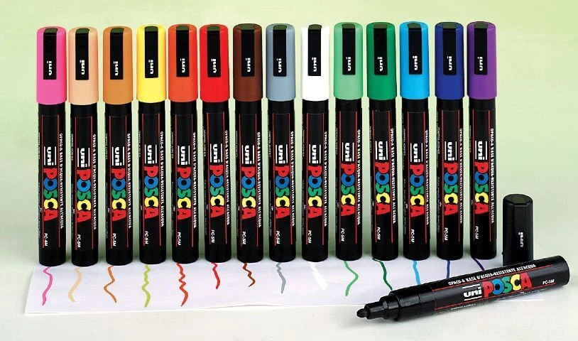 PENNARELLO INDELEBILE UNIPOSCA PC 5M PENNARELLO A VERNICE PAINT MARKER