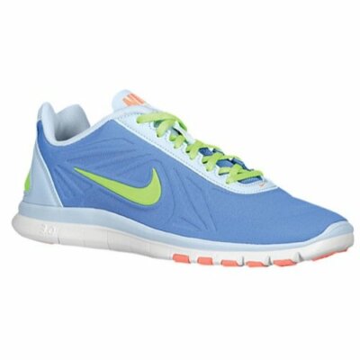 Nike Women's Free TR Luxe Tech Blue/Green Sz 617018-434 Training Shoes 