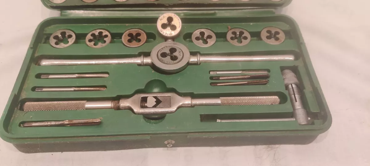 Vintage ACE Hanson 39pc SAE Tap Die Set No. 370614 Super Set Made in USA