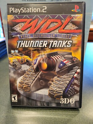 WDL World Destruction League Thunder Tanks (PlayStation 2 PS2) Complete & Tested