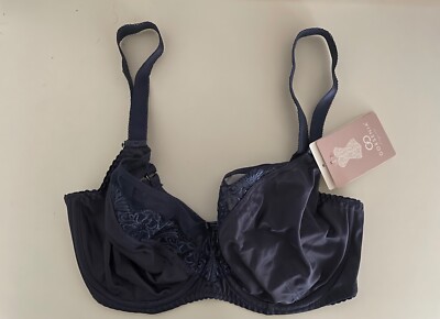 GORSENIA BRA;BALCONETTE BRA;UNLINED BRA;UNPADDED BRA;POLISH BRA;BLUE BRA.
