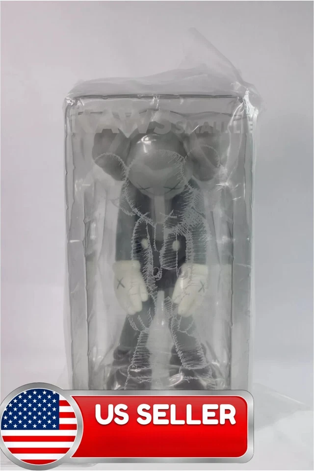 Estatueta de vinil nariz grande cinza pequena mentira 11 polegadas/30 cm para Kaws Decor - VENDEDOR DOS EUA - Imagem 2 de 2