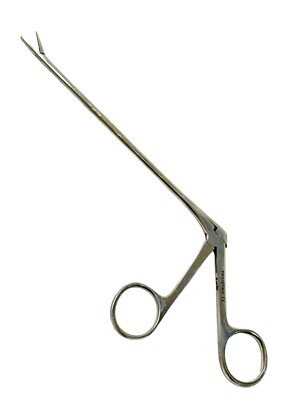 1pc Ear Forceps Alligator 6.5'', Serrated Tips, Veterinary Animal Forceps