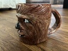 Chewbacca handmade ceramic mug hand-painted sculpted — photo 3