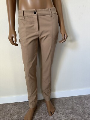 Dolce & Gabbana Women Khaki Pants Slim Fit SEXY Dress Trousers SZ 40 US6  | eBay