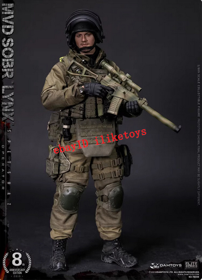 DAMTOYS MVD SOBR LYNX Spetsnaz Operator 8th Anniversary 1/6th