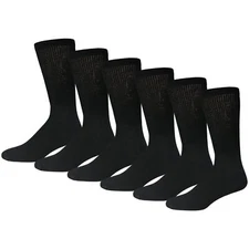 Big and Tall Diabetic Neuropathy Crew and Quarter Socks, King Size Mens Socks