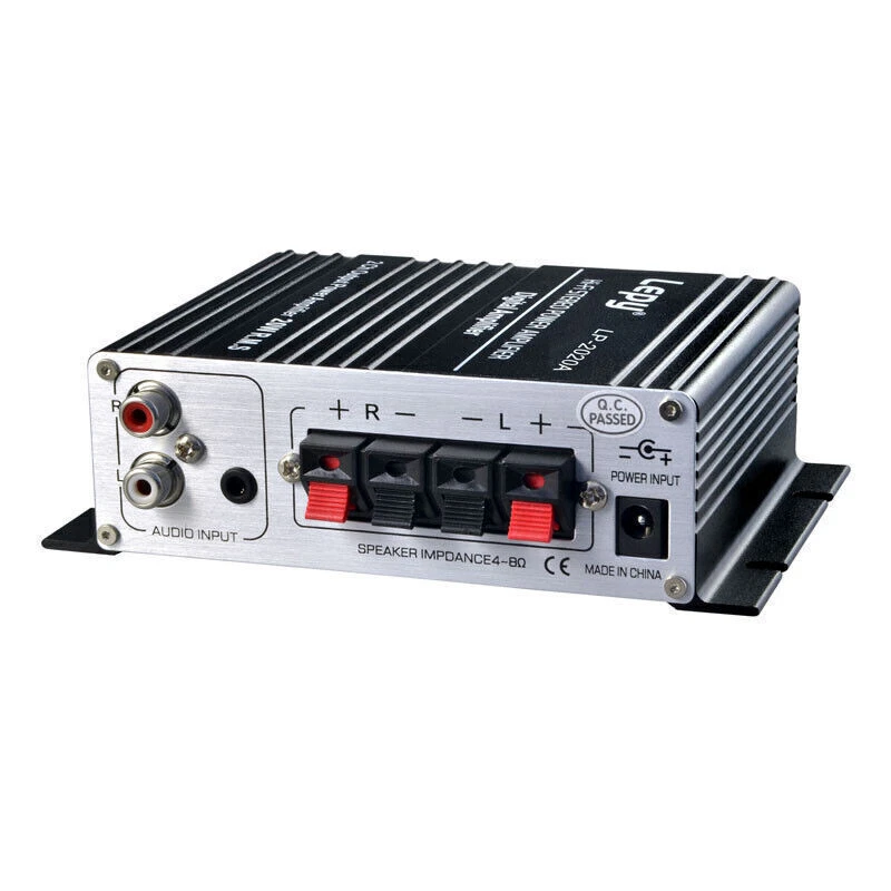 Lepy LP-2020A HiFi Stereo Digital Power Amplifier Class D Home Audio Car Amp 40W - Image 2 of 4