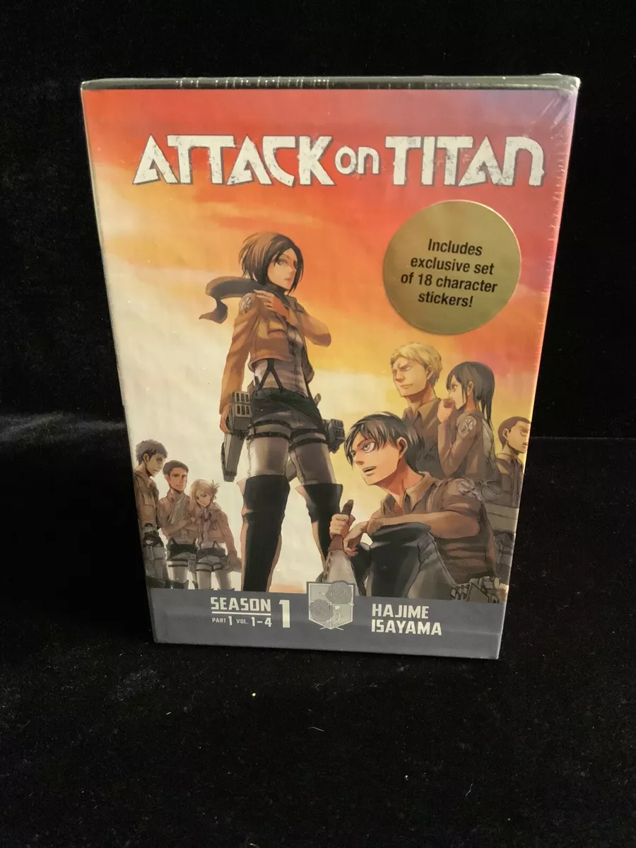 Attack on Titan Season 1 Part 1 Manga Box Set  